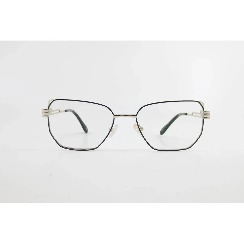 Chelsea Morgan CM 20245 Black Gold Geometric Butterfly Eyeglasses Frames